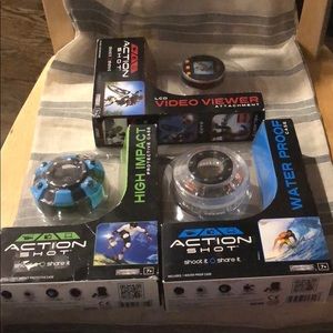 Action Shot Digital Camera Bundle Of Three